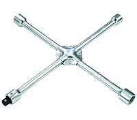 HANS Ключ баллонный крест усиленный, 17,19,21,22 мм с переходником под 1/2" (1474DH-16)