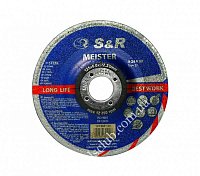 S&R Круг зачистной по металу.  Meister 125 x 6.