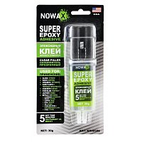 NOWAX Эпоксидный клей широкого применения (прозрачный) SUPER EPOXY ADHESIVE (30g)