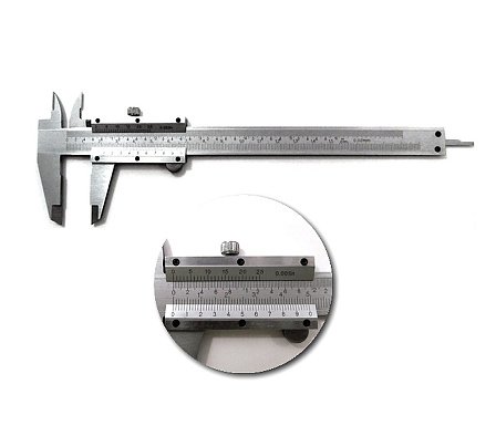 QUATROS Штангенциркуль с глубиномером. 0-150 мм х 0.02