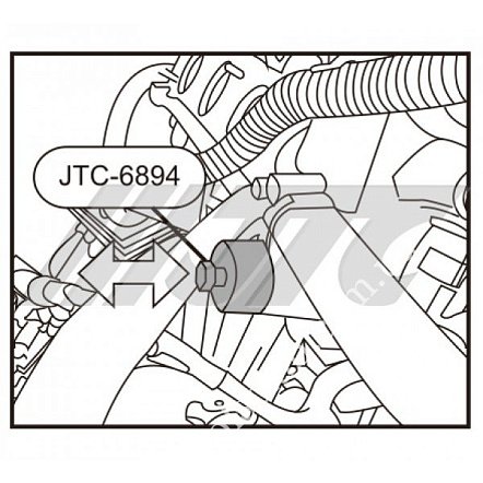 JTC Приспособление для проверки натяжения цепи BMW N20, N26.